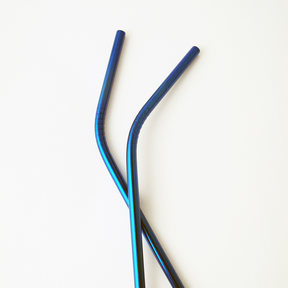 The Last Straw   Blue SS Straw - 8.5 12ct