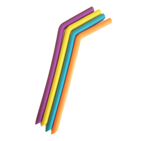 The Last Straw   Silicone Straws - Assorted 16ct