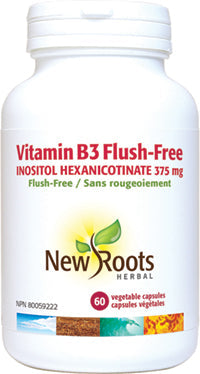 NEW ROOTS Vitamin B3 Inositol Hexanicotinate · 375 mg 60 capsules