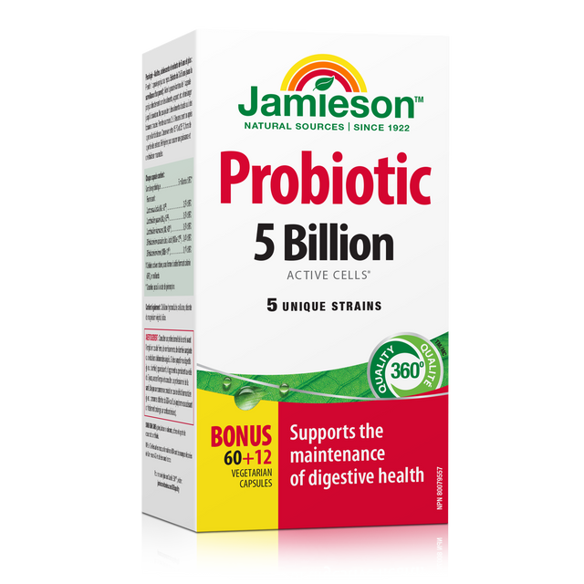 Jamieson JMS Probiotic 5 Billion 60 + 12 60+12