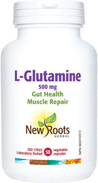 NEW ROOTS L-Glutamine 500 mg (Capsules) 50 capsules