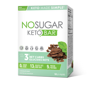 No Sugar Company Keto Bar Choc Mint 4pk