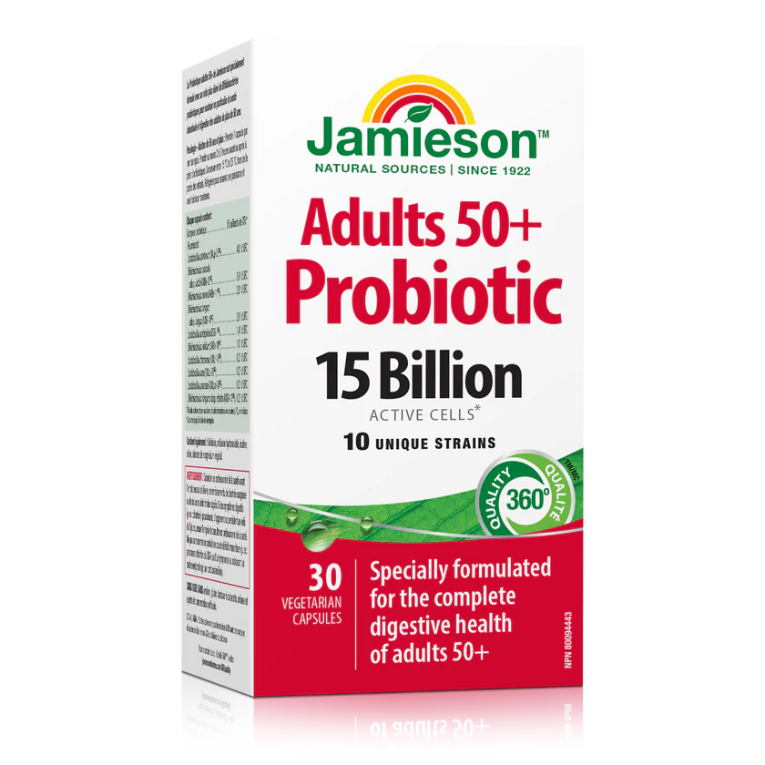 Jamieson JMS Probiotic Complex for Adults 50+ 30 caps