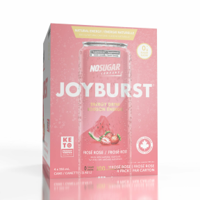 No Sugar Company   Joyburst Energy Drink Frose Rose 4pk