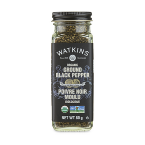 Watkins Co.   Organic Ground Black Pepper 3 x 80g