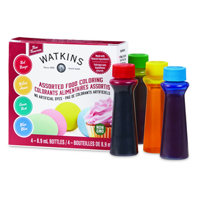Watkins Co.   All Natural Assorted Food Colouring 6 x 4pk