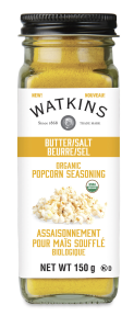 Watkins Co.   Org Butter/Salt Popcorn Seasoning 3 x 150g