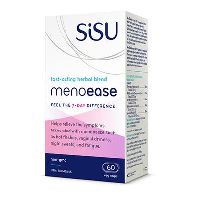 SISU - MenoEase - with EstroG-100® - 60 Vcaps