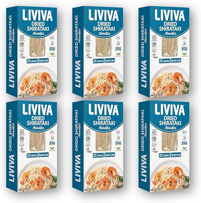 LIVIVA Dried Shirataki Noodle, Organic 120g