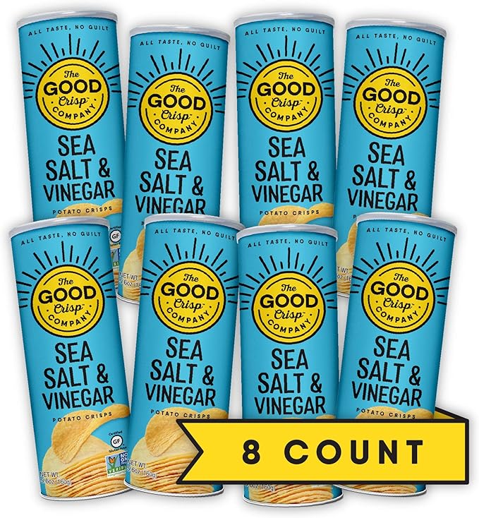 The Good Crisp Potato Crisps Sea Salt & Vinegar Potato Crisps160G