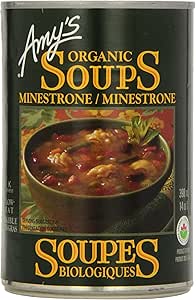 Amy's Kitchen   Organic Canned Soups   Minestrone398ML