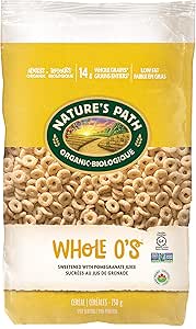 NATURE'S PATH Whole O'S Cereal sweetened with pomegranate juice ( 6 X 750g )