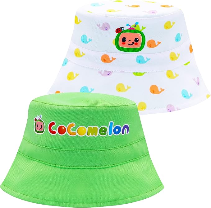 COCOMELON BUCKET HATS WITH SUNGLASSES 2PC pack of 10