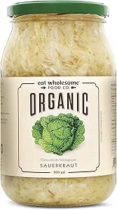 Eat Wholesome   Organic Sauerkraut  909 ML
