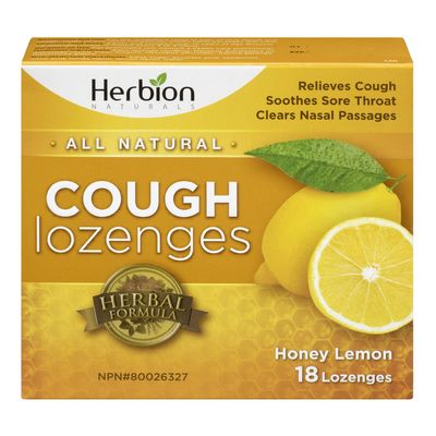 Herbion   Honey Lemon Cough Lozenges 6 x 18lz