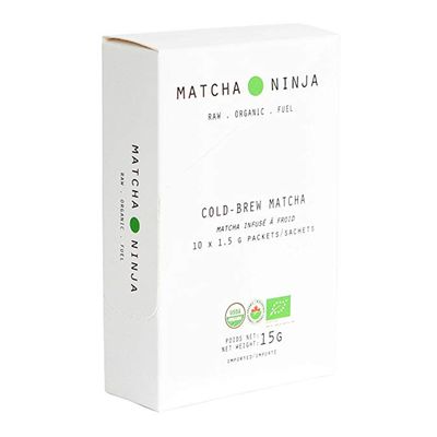 Matcha Ninja - Matcha Ninja 100% Organic Packets - 10x1.5g Cold Brew Matcha 1.5 g