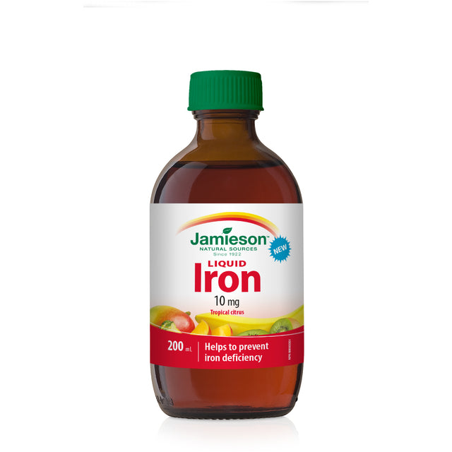 Jamieson JMS Liquid Iron 10mg Tropical 200ml