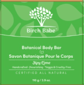 Birch Babe Body Bar - Key Lime 115g