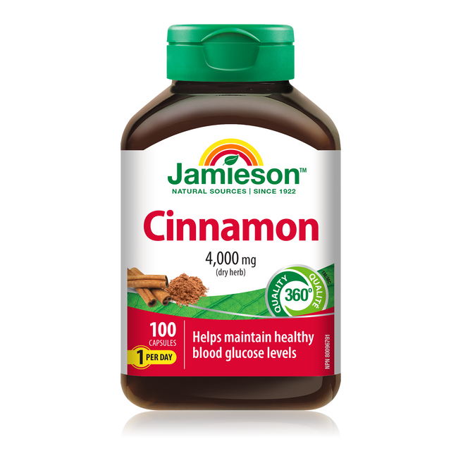 Cinnamon 4,000 mg (raw herb) 100-Capsule