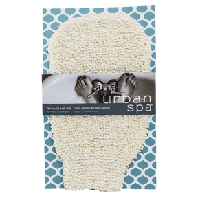 Urban Spa   The Boucle Bath Mitt 1un
