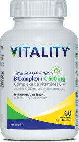 Vitality Products Inc.   Time Release B60mg+C600mg 60tab