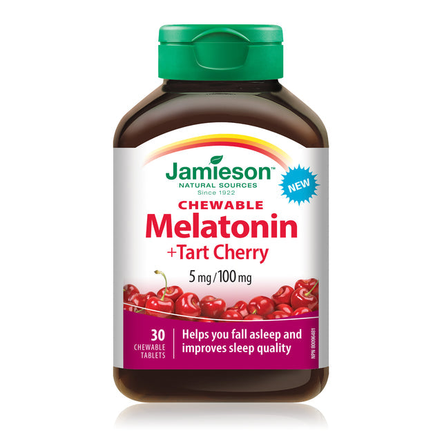 Jamieson JMS Melatonin + Tart Cherry 5/100mg 30tabs