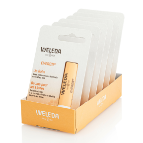 Weleda   Everon Lip Balm Tray 6 x 5g