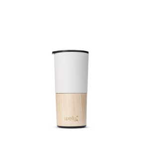 Welly   Bamboo Tumbler 16oz - White 473ml