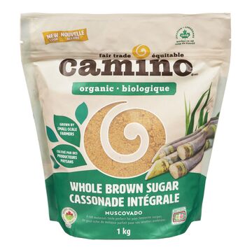 CAMINO Org Sugar Whole Brown 1kg