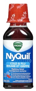Vicks Nyquil Cold and Flu - Cherry