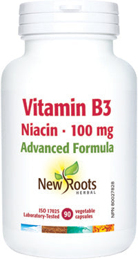 NEW ROOTS Vitamin B3 Niacin · 100 mg 90 capsules