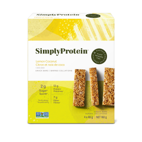Simply Protein   Protein Bar - 4 Pack   Lemon Coconut - Snack Bar 4Pk160G