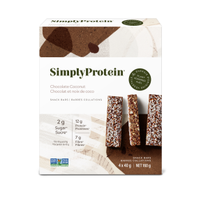 Simply Protein   Protein Bar - 4 Pack   Chocolate Coconut - Snack Bar 4Pk160G