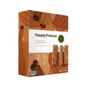 Simply Protein   Snack Bars   Cinnamon Pecan40G