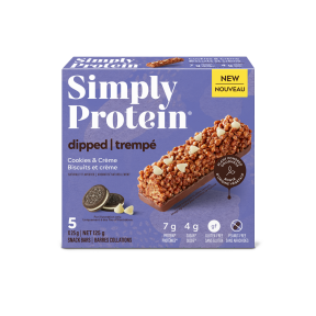 Simply Protein   Snack Bars   Cookies & Crème Dipped Bar5X25G