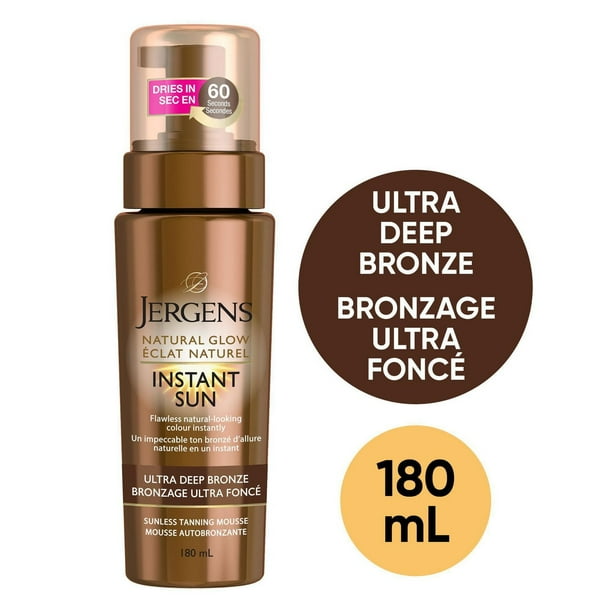 JERGENS NATURAL GLOW INS SUN ULT DEEP BRONZE 180ML