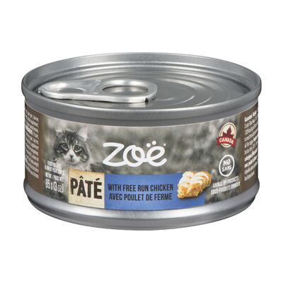 Zoe   Canned Cat Food   Cat Pate With Free Run Chicken85G