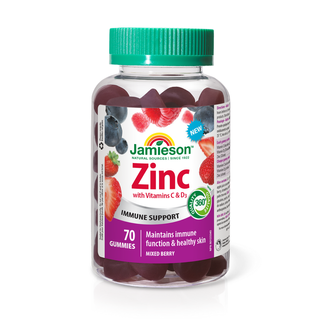 Jamieson JMS Zinc Gummy 30mg 70Gummies