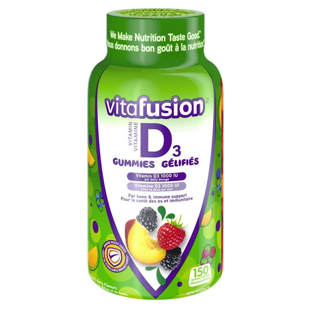 VITAFUSION VITAMIN D3 GUMMY 150 BLOCK