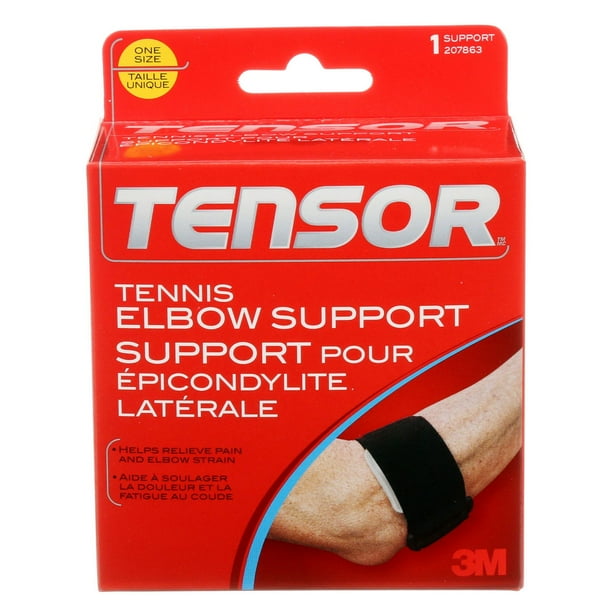 TENSOR SUPPORT TENNIS ELBOW ADJUSTABLE BLACK