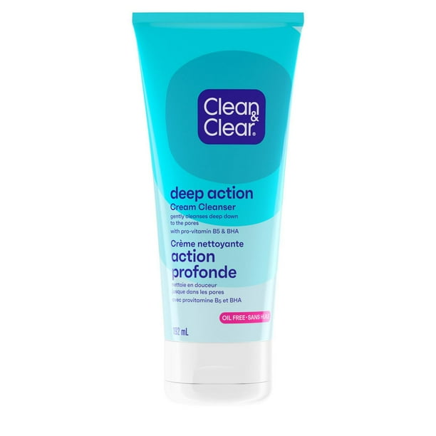 CLEAN&CLEAR DEEP ACTION CR CLEANSER TUBE 192ML