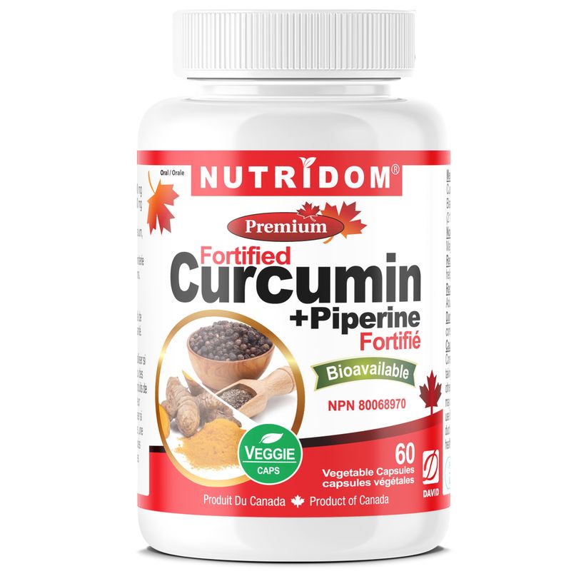 NUTRIDOM® Curcumin + Piperine 60 Vcaps