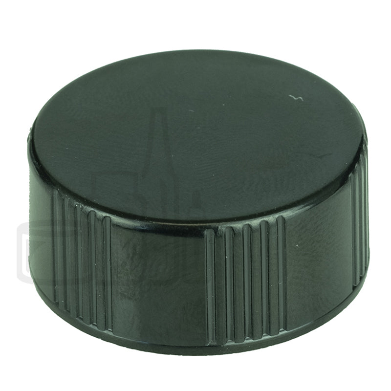 ACC - Black Cap Polycone w Liner 20-400 for 1 oz and 2 oz bottles 6CT