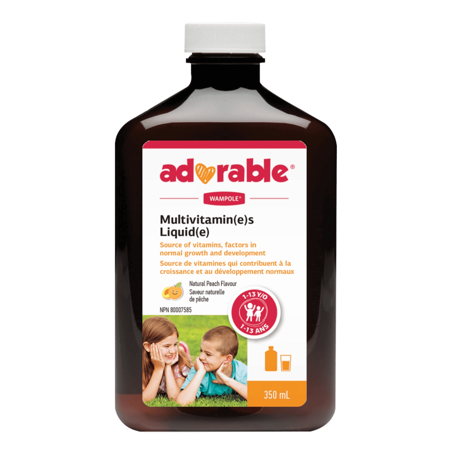 ADORABLE MULTI VITAMIN LIQ PEACH 350ML LIQUID