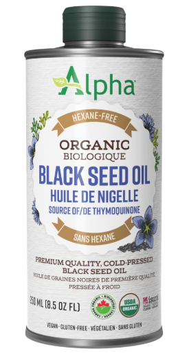 Alpha Health NEW! Organic Black Seed Oil 250 mL