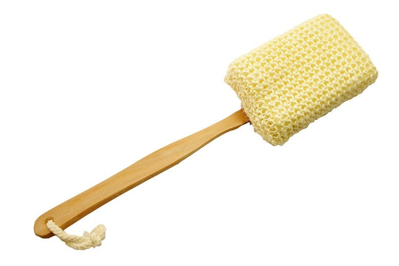 AXEL KRAFT-SISAL BACK BRUSH, WOOD HANDLE