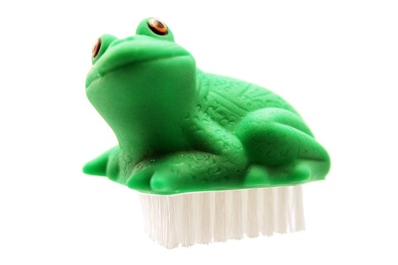 AXEL KRAFT-NAIL BRUSH, GREEN FROG