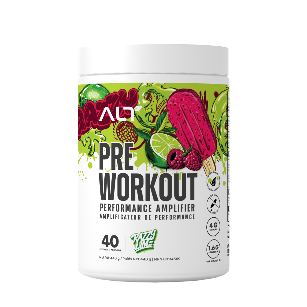 ALT - Pre Workout Razzy Lime 20/40 Servings