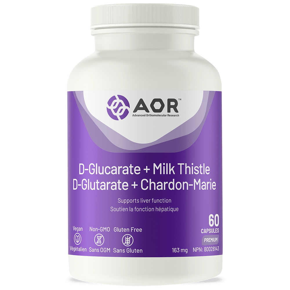 AOR   D-Glucarate + Milk Thistle 60caps