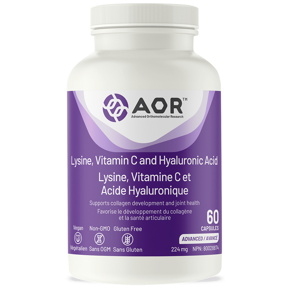 AOR   Lysine, Vitamin C and Hyaluronic Acid 60caps